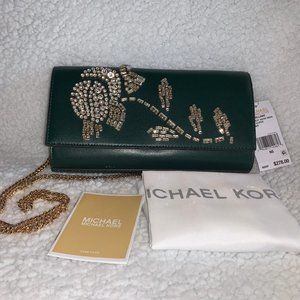 NWT Michael Kors Bellamie Large Clutch/Evening Bag